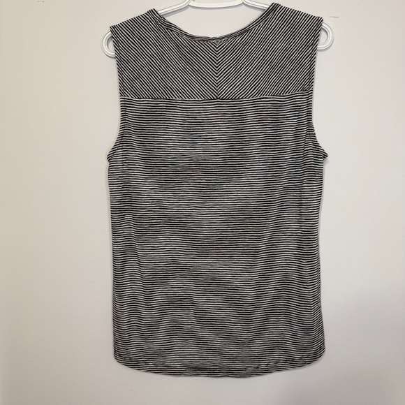 Athleta Black & White Striped Modal-Blend Top – Size S – Soft & Lightweight - Picture 5 of 12